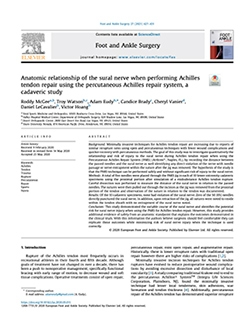 Minimally Invasive Achilles Repair Avoids Nerve Injury